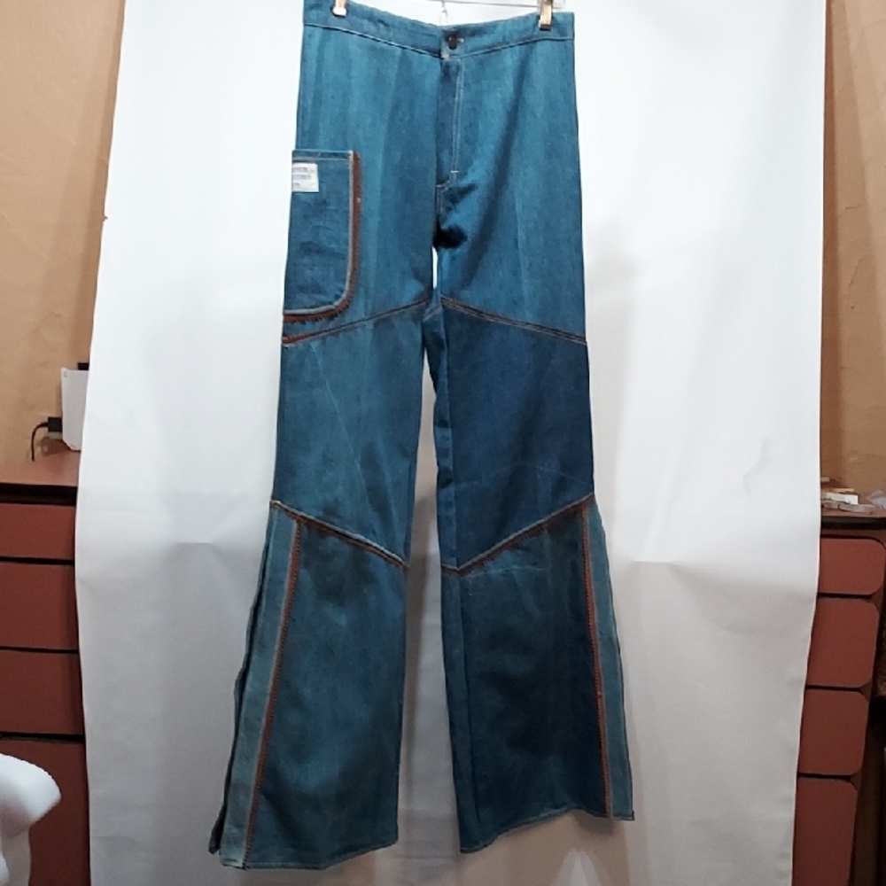 Wide Leg Denim Jeans